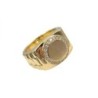 BAGUE OR JAUNE 18K DTS 16.74GR T50