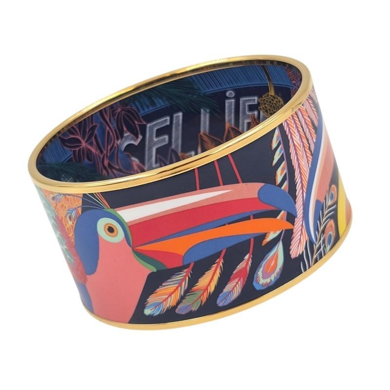 BRACELET HERMES TOUCANS DE PARADIS  TAILLE 65 FACTURE 2021