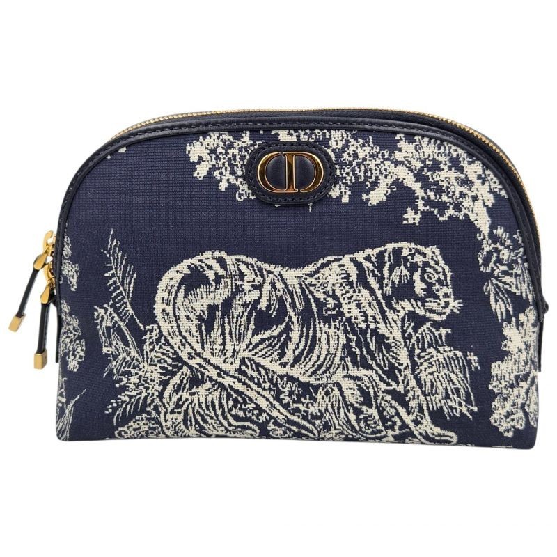POCHETTE DIOR 30 MONTAIGNE JACQUARD BLEU MARINE 23 X 16 X 8 CM