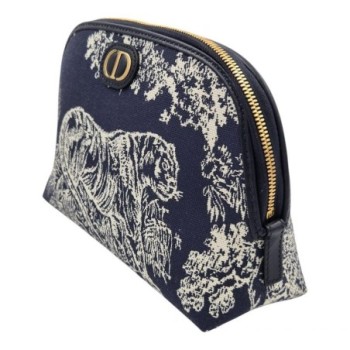 POCHETTE DIOR 30 MONTAIGNE JACQUARD BLEU MARINE 23 X 16 X 8 CM