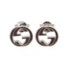 B.O. GUCCI INTERLOCKING ARGENT 925 3.53GR 1CM DE DIAMETRE
