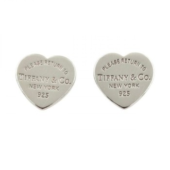 BOUCLES D OREILLES TIFFANY & CO ARGENT 925 1,5 X 1,3 CM