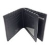 PORTFEUILLE LOUIS VUITTON AMERIGO CUIR NOIR 11,5 X 9,5 X 2 CM BOITE FACTURE 2025
