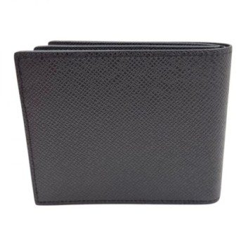 PORTFEUILLE LOUIS VUITTON AMERIGO CUIR NOIR 11,5 X 9,5 X 2 CM BOITE FACTURE 2025