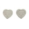 BOUCLES D OREILLES TIFFANY & CO ARGENT 925 1,5 X 1,3 CM
