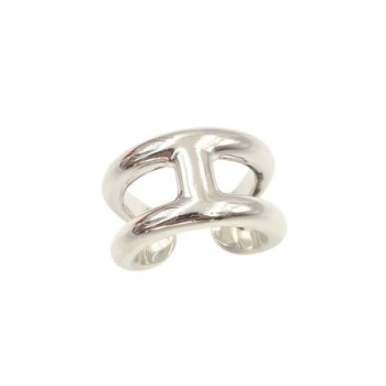 BAGUE HERMES OSMOSE PM ARGENT 925 T 56 BOITE