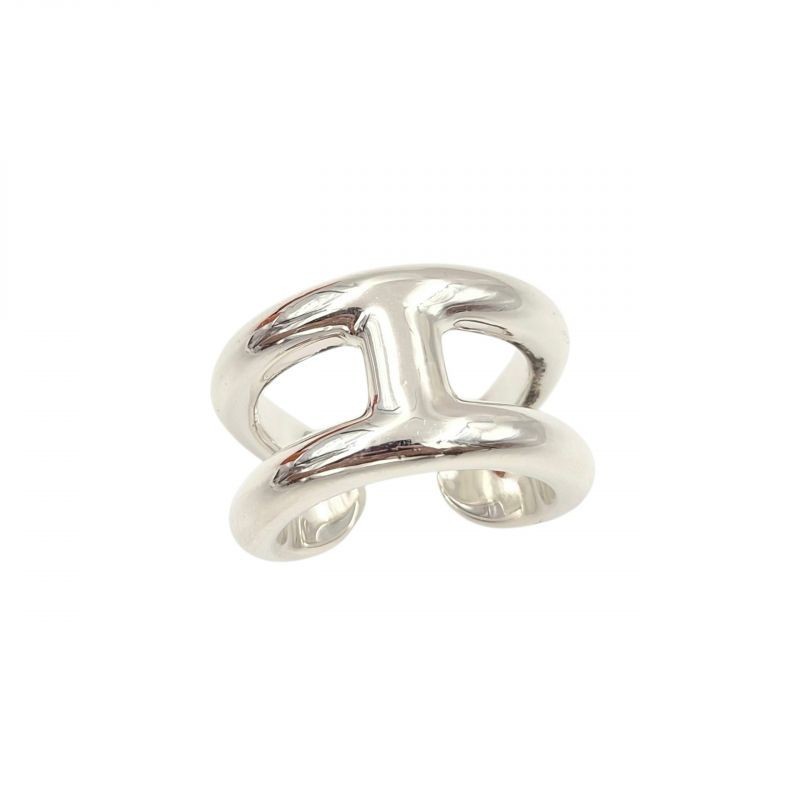 BAGUE HERMES OSMOSE PM ARGENT 925 T 56 BOITE