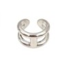 BAGUE HERMES OSMOSE PM ARGENT 925 T 56 BOITE