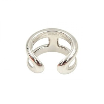 BAGUE HERMES OSMOSE PM ARGENT 925 T 56 BOITE