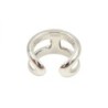 BAGUE HERMES OSMOSE PM ARGENT 925 T 56 BOITE
