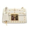 SAC GUCCI PADLOCK SMALL CUIR BLANC 20 X 13 X 7 CM
