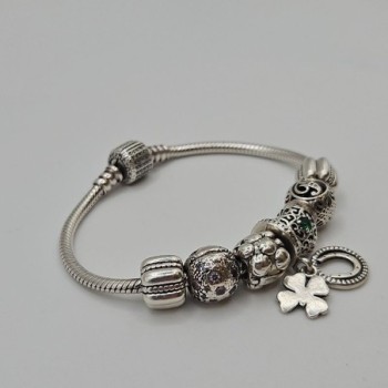 BRACELET PANDORA+CHARMS 34.86GRS