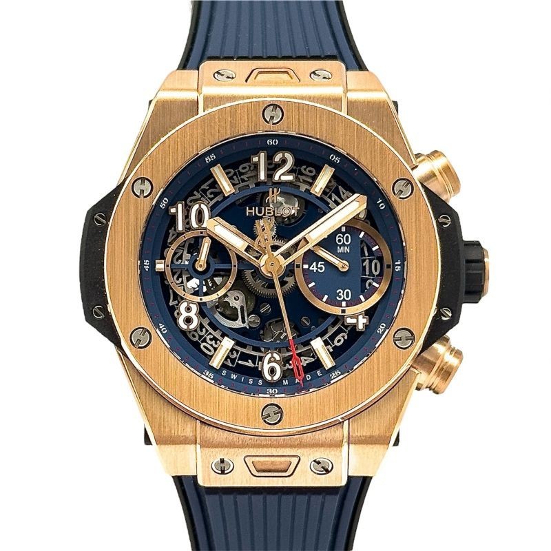 HUBLOT BIG BANG UNICO KING GOLD BLUE 42 MM 411.OX.5189.RX