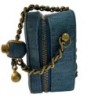 SAC CHANEL MINI CAMERA BLEU DENIM