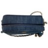 SAC CHANEL MINI CAMERA BLEU DENIM
