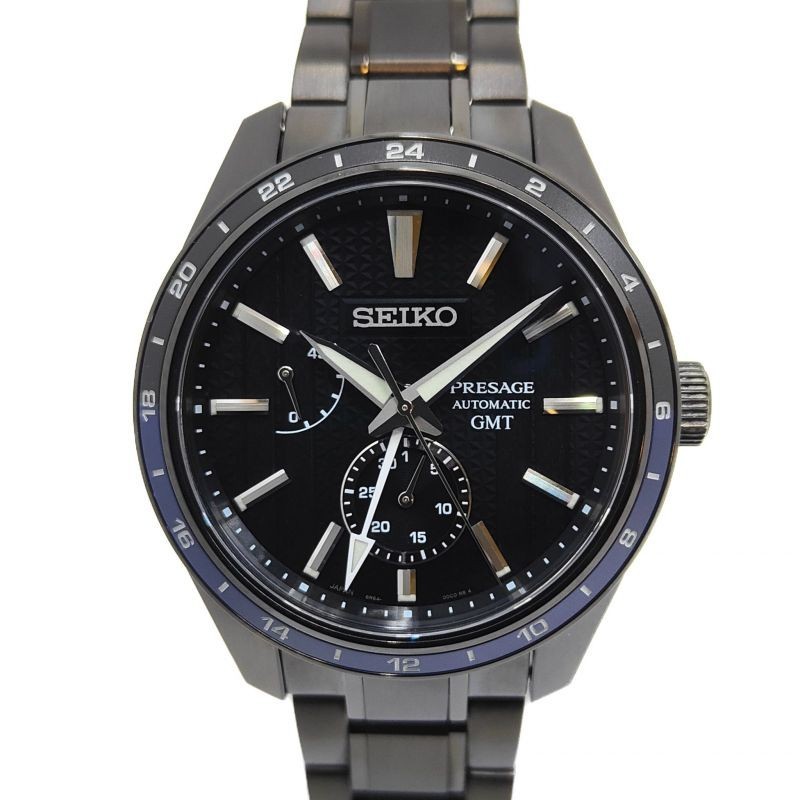 SEIKO PRESAGE SHARP EDGED GMT X ZERO HALLIBURTON LIMITED ED. SPB271J1