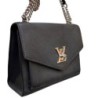 SAC LOUIS  VUITTON NOIR CUIR + FACTURE