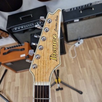 IBANEZ LONESTAR SERIE LS380 1984 JAPON ERABLE MOUCHETE + EPICIEA MASSIF + MANCHE ERABLE QUEUE D ARONDE VTC LR BAGGS