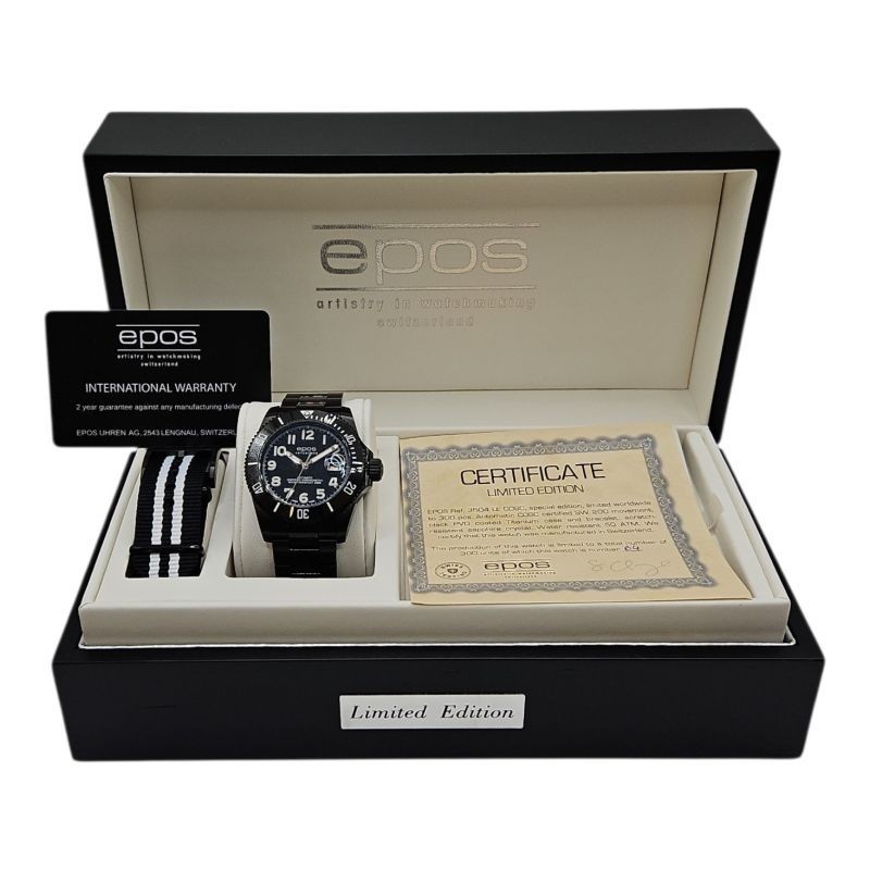Epos Sport 3504 Diver COSC Limited Edition FULL SET 2026