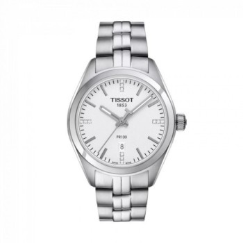TISSOT PR 100 LADY T101.210.11.036.00 QUARTZ DIAMANTS 33MM BOITE