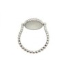 BAGUE DIOR ROSE DES VENTS OR BLANC 18CT 4.09GR DMT T53