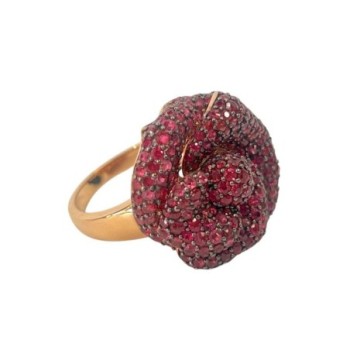 BAGUE ROSE OR 18CT 9.91 GRS