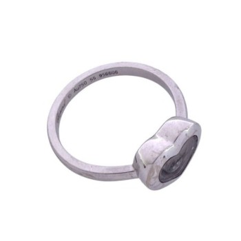 BAGUE CHOPARD  HAPPY HEART  OR BLANC T55 4.58G