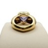 BAGUE PIAGET OR 18CT AMETHYSTE 14.22GR T53
