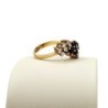 BAGUE OR 18CT SAPHIRS ET DIAMANTS 5.15GRS T53