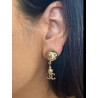 Boucles D'Oreilles Chanel CC Swing