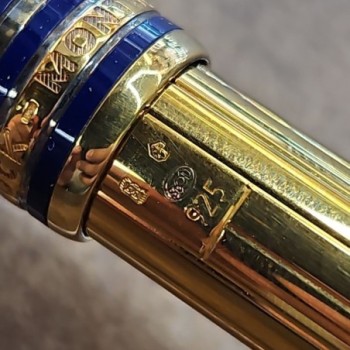 ROLLERBALL  MONT BLANC LAPIS LAZULI RAMSES II