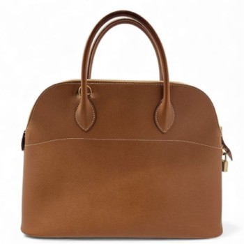 sac hermes bolide brun marron
