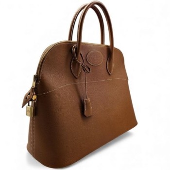 sac hermes bolide brun marron