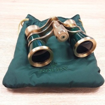 JUMELLE ROLEX HONG KONG 2005 DORE VERT MAT + HOUSSE