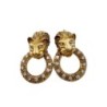 BOUCLE D OREILLE OR LION 18CT 15.60 GRS