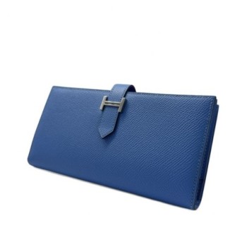PORFEUILLE H HERMES BLEU