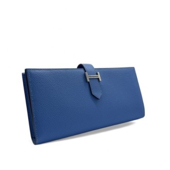 PORFEUILLE H HERMES BLEU