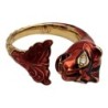 BAGUE FELINE GUCCI MARCHE DES MERVEILLES - TAILLE 17(57) - 9.81GR-  2 DIAMANTS - OR 18 CARATS