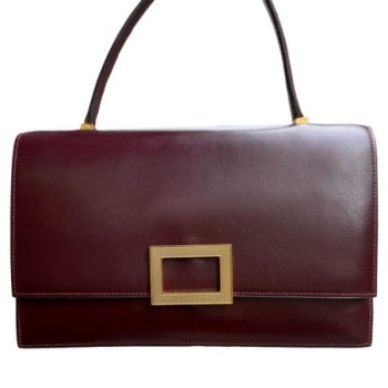 SAC HERMES  BOX BORDEAUX EGEE
