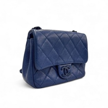 SAC CHANEL BLUE CAVIAR TINELESS CLASSIQUE