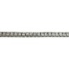 Bracelet Or Blanc 18ct & 70 Diamants 4.20Carat & 9.7Gr / 19cm 