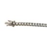 Bracelet Or Blanc 18ct & 70 Diamants 4.20Carat & 9.7Gr / 19cm 