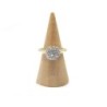 BAGUE POMELLATO NUDO OR ROSE 18CT & DIAMANTS 5.49G T50