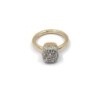 BAGUE POMELLATO NUDO OR ROSE 18CT & DIAMANTS 5.49G T50