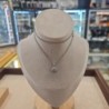 COLLIER + PENDENTIF CHOPARD PUSHKIN 18CT GRIS 0.80CT