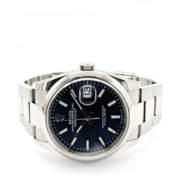 ROLEX OYSTER PERPETUAL DATEJUST 36MM - BLUE DIAL - FULL SET 2019