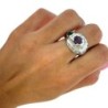 BAGUE OR BLANC 18CT 12.22 GRS