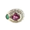BAGUE OR BLANC 18CT 12.22 GRS