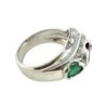 BAGUE OR BLANC 18CT 12.22 GRS