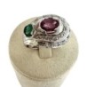 BAGUE OR BLANC 18CT 12.22 GRS